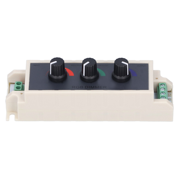 RGB-nuppidimmeri Älykäs LED-valon kirkkaussäätö 3-kanavainen ohjain DC12-24V