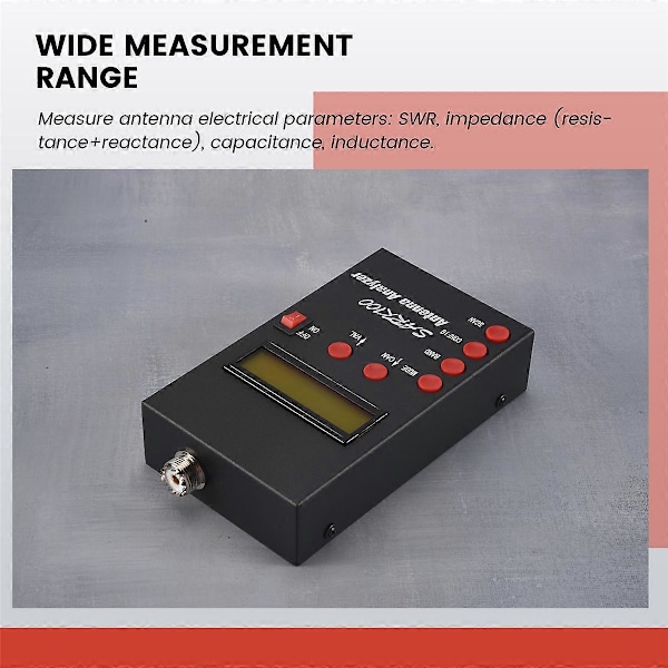 SARK100 Antennianalysaattori 1-60MHz Lyhytaalto SWR Antennianalysaattori