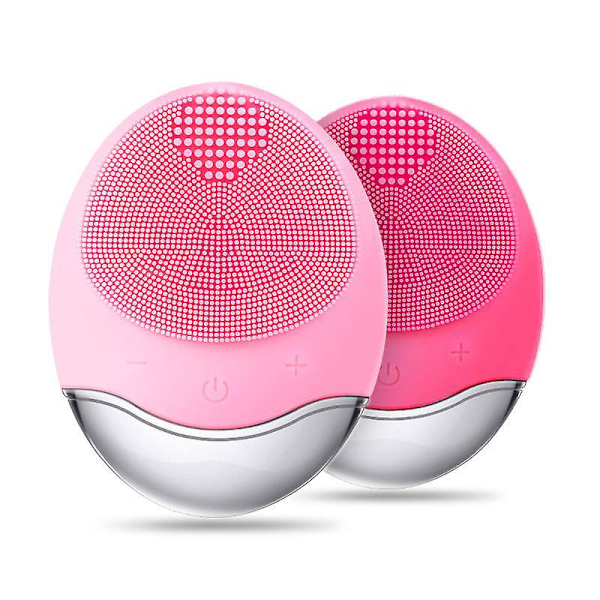 Silicone Electric Facial Cleansing Brush, Portable and App-Connected