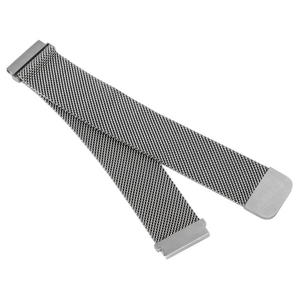 Magnetiskt klockarmband i rostfritt stål med snabbkoppling, hudvänligt och andningsbart klockarmband för Huawei GT2 Silver
