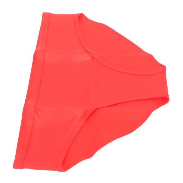 Dame Badeshorts Rød Blød Elastisk Sømløs Menstruationsperiode Silikone Badebund til Svømmepøl