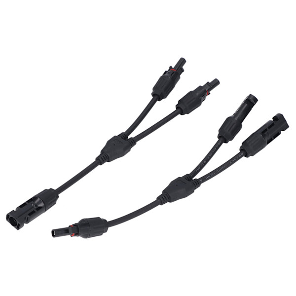 Y-gren Parallel Adapter Messing PPO 3-vejs Solar Stik Forbinder 2 til 1 Batteripanel Stik 1000V