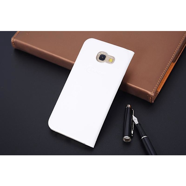 Stødsikker TPU PU Læder Wallet Case Cover med Kickstand og Kortlommer - Guld Farve (2 stk)