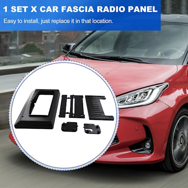10,1 tums Fascia Radio Panel för Yaris 2022 Audio Dash Kit Vänsterstyrd