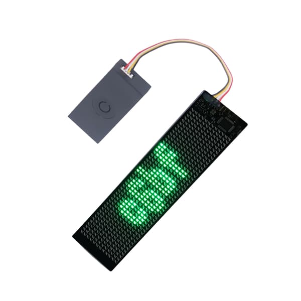LED Matrix Panel Grön Programmerbar Flexibel Scrollande LED-skylt för Butik Bil Bar Hotell