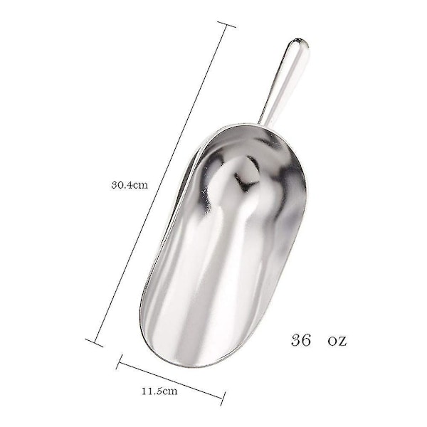 Kommerciel Kvalitets Køkken Aluminium Multi Purpose Madskovl Bartenders Isskovl-B5