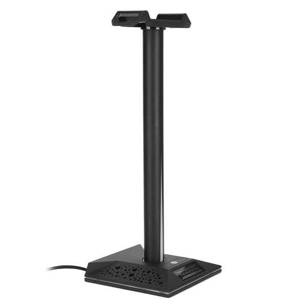 Ljus effekt Touch Headsetfäste Dimning RGB med dubbla USB-gränssnitt 3,5 mm ljud