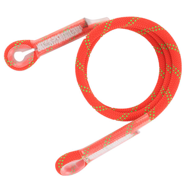 120cm Klatretov Bremsning Overlevelses Anti-fald Lanyard Bjergbestigning Slynge Orange