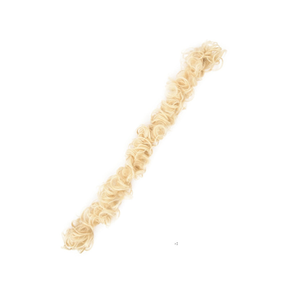 Vridbar rörig peruk bulle peruk wrap hår slips kemisk fiber peruk rem dekoration 80CM längd 613C