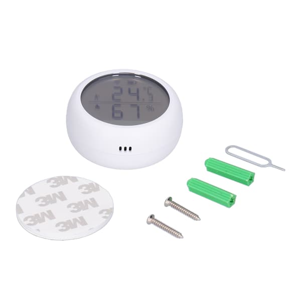 Smart Digital Luftkvalitetsmonitor Temperatur Fugtighedssensor Tester Mini Vægmonteret Luftkvalitetsdetektor