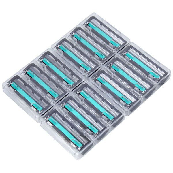 12pcs lot Metal Men's Shaving Razor Blades Shaver Blades Body Hair Trimmer Epilator Sharpener S