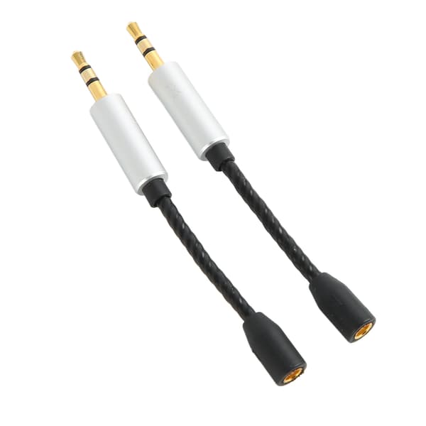 til MMCX til 2,5 mm adapterkabel hun til han tabsfri plug and play lille hovedtelefonadapterkabel