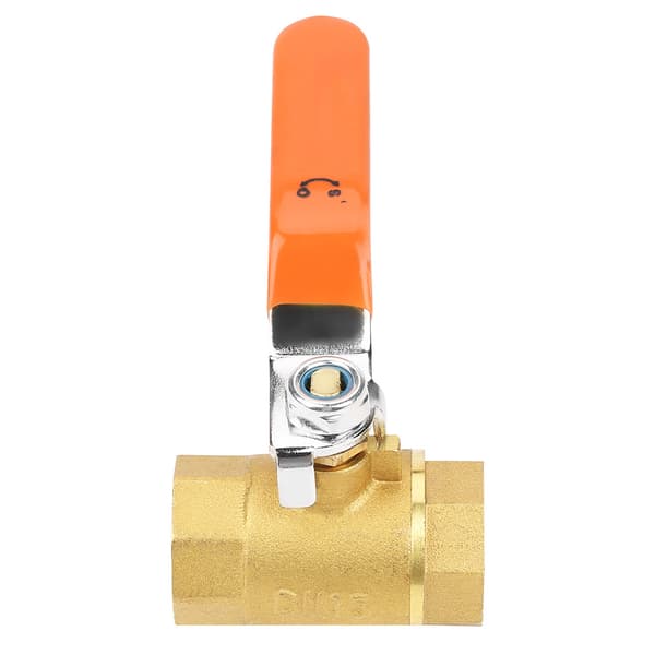 1 stk DN15 1/2\"BSP Messing Rør Kuleventil 1.6MPa for Vann Olje Gass