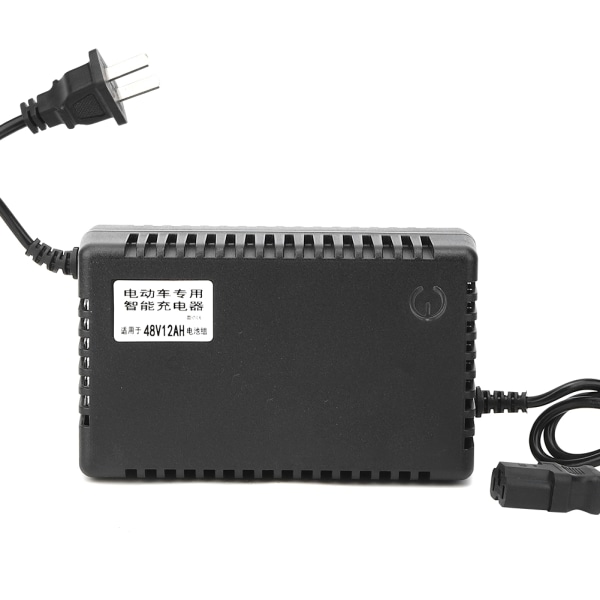 48V 12AH Kvalitet Intelligent Elsykkel E-sykkellader Ladeenhet CN 220V