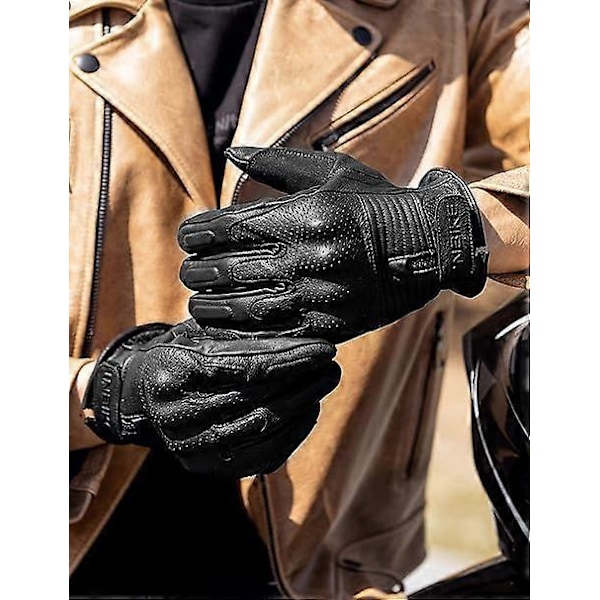 Getskin Motorcykelhandskar Herr Skydd Motorläder Hel Finger Året Runt 2XL
