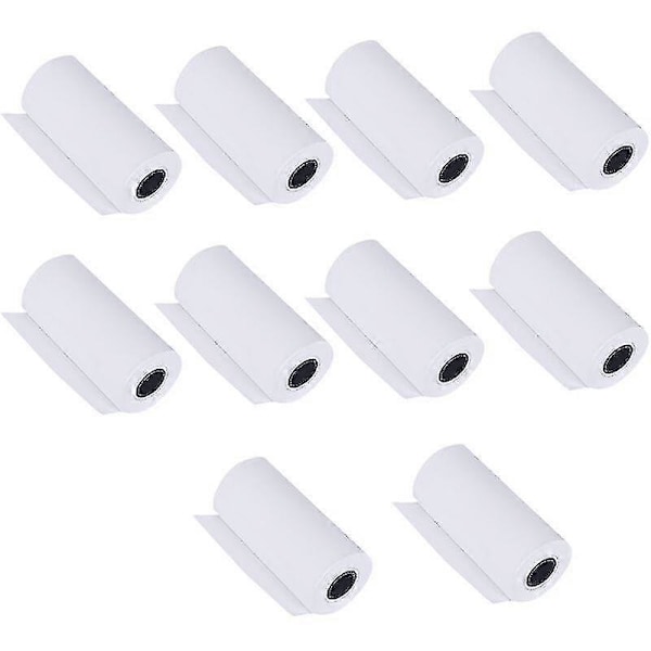 Termisk Papirrull 57*30mm Dårlige Spørsmål Notater Utskriftspapir For Mini Bærbar Foto Termisk Skriver 10 Ruller