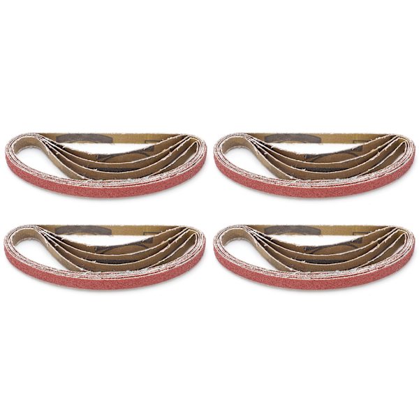 20 stk. sandpapirbånd slibende slibeværktøj til udskiftning af slibemaskine 330x10mm60#