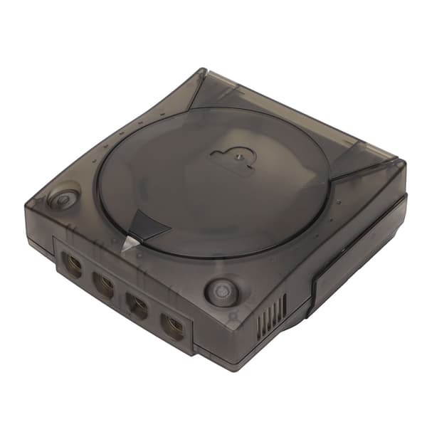 Plastikhus gennemsigtigt stødabsorberende ridsefast spilkonsolboks til SEGA Dreamcast DC