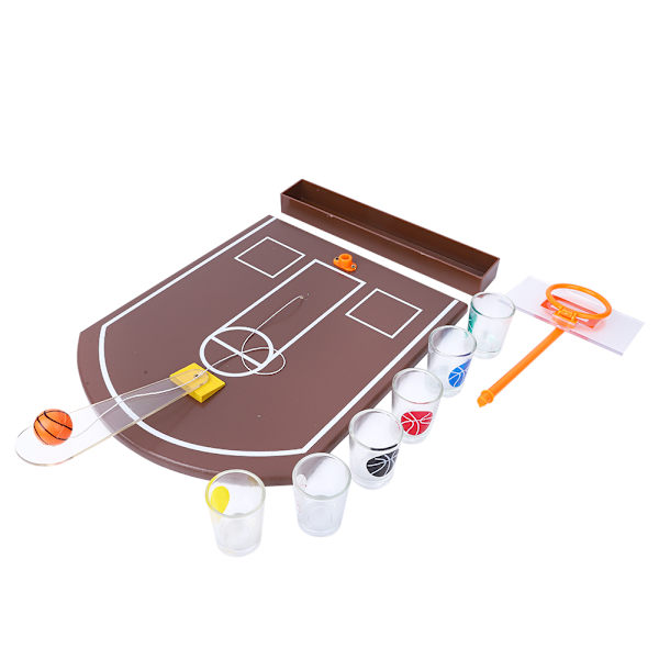 Akryl bordbasketball drikkespil mini innovativt brætspil til barfestunderholdning