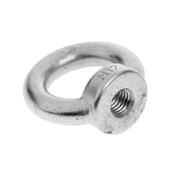 2 x M6/M8/M10/M12-M22 304 Rostfritt Stål Lyftögla Mutter Ringformade Muttrar 12mm