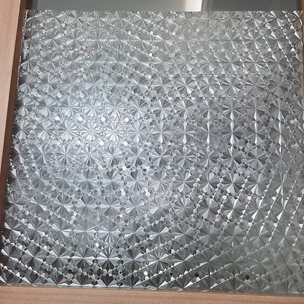 Läpinäkymätön Sähköstaattinen Ikkunakalvo, 3D Timantti 45cm x 100cm