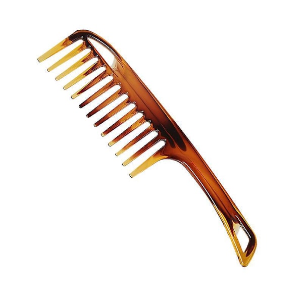 Avredande och lockdefinierande kam med breda tänder - Bekvämt handtag (24cm)