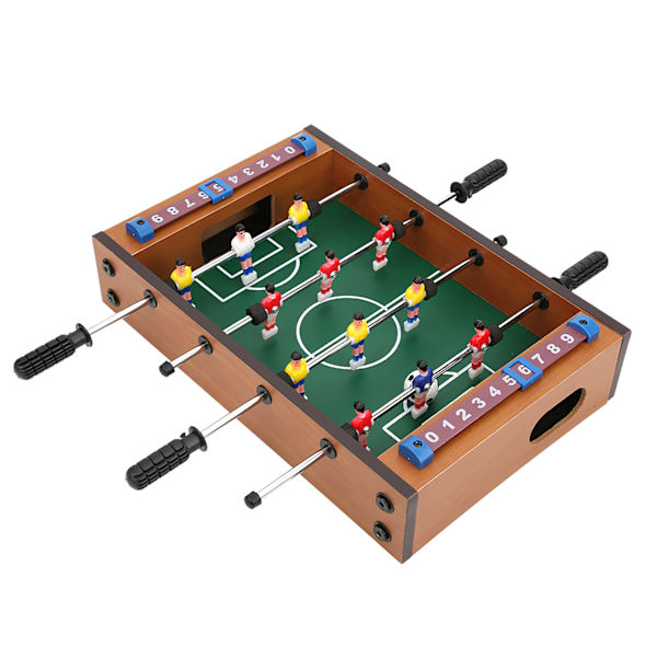 Mini træ indendørs fodboldbord Interaktivt sportsfodboldspil for voksne børn