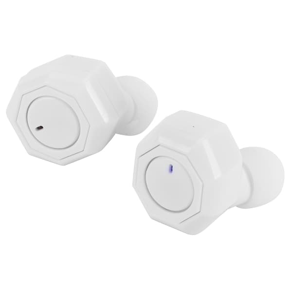 Binaurale Bluetooth-hovedtelefoner Bærbart Bluetooth-headset-øretelefoner til kørsel Hvid