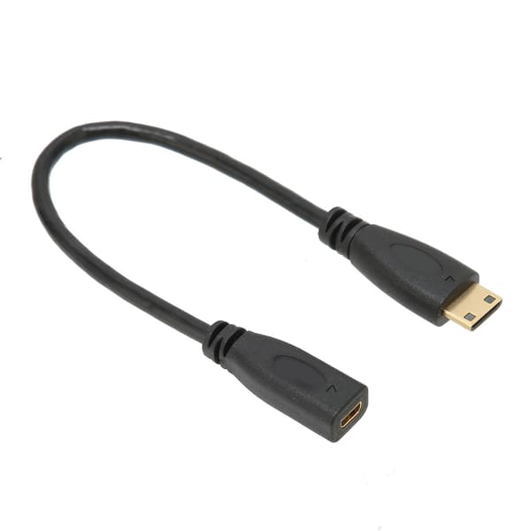 Adapterkabel Overfør data Bærbart kompakt design Hun-han-stik Mini til Micro kort kabel til telefoncomputer