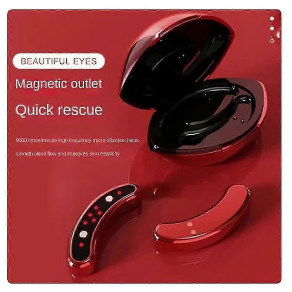 Mini Eye Beauty Device EMS Microcurrent Eye Massager Anti-aging Dark Circles Wrinkle Removal Heat Therapy