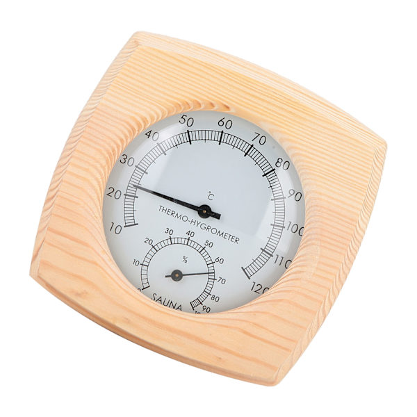 Digital termometer och hygrometer för basturum