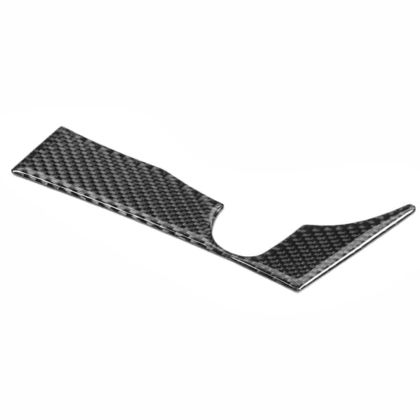 Kolfiber INFO Knapp Dekorationsskydd Trim LHD Passar Mitsubishi Lancer 2008‑2016