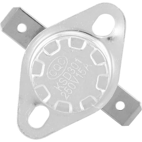 KSD301 Termostat 250V 15A NC 125°C til temperaturkontrol