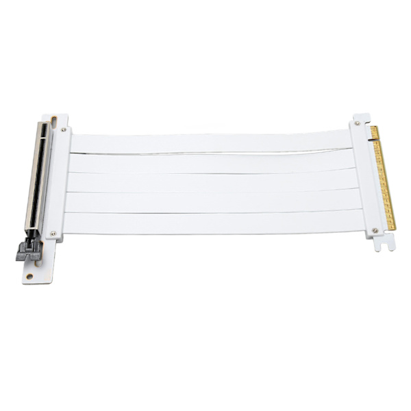 PCIE 4.0 X16 -jatkokappale 128 Gt/s Oikea kulma EMI-suojaus Plug and Play GPU-jatkokaapeli RTX3090 RTX3080 RTX3070 11,8 tuumaa
