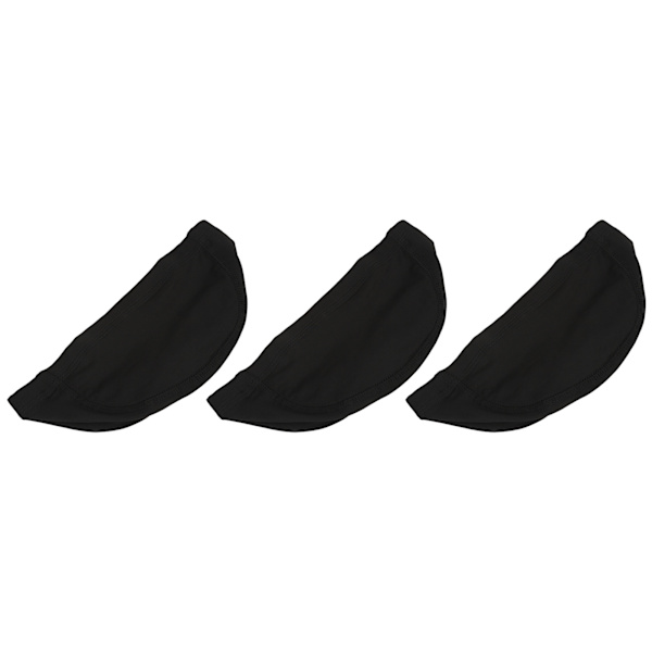 3 stk Dome Parykkhette Pustende Myk Stretchable Nylon Fast Feste Parykk Laging Cap for Cosplay