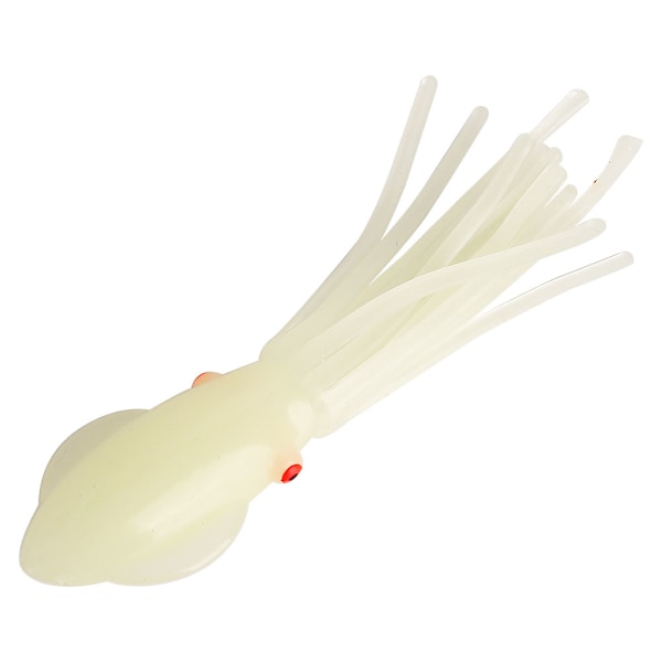 Mjuk PVC Luminous Konstgjord Livsliknande Bläckfisk Fiskebete Fiskbete Swimbait (10st 6,5cm)