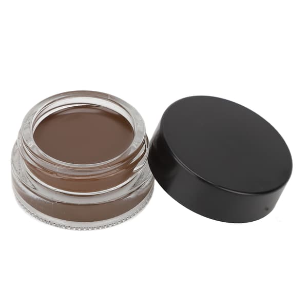 Ögonbrynstämpel Trio Kit Vattentät Långvarig Silkeslen Matt Smink Ögonbryn Eyeliner Stencil Kit med Borste Mörkbrun
