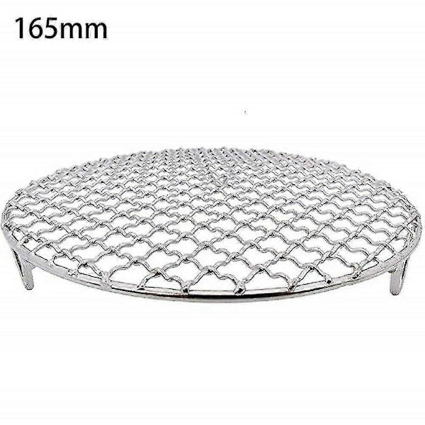 304 Ruostumaton teräs pyöreä grilliverkko - Grilli BBQ Verkot Jäähdytysteline Höyryuuni 180mm