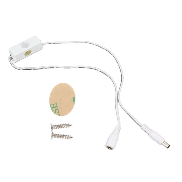 PIR bevegelsessensorbryter Mini infrarød menneskekroppssensorbryter for LED-lys DC 5-24V