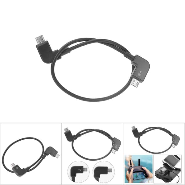 Micro USB-kabel RC-reservedele Erstatningstilbehør Passer til MAVIC MINI Drone (Micro USB til Micro USB)