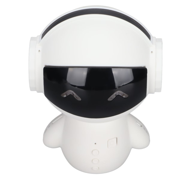 M10 Robot Smart Bluetooth Kaiutin Kannettava Mini Smart Robot Kaiutin Tuki Muistikortti Toisto AUX Input MP3 PlaybackWhite