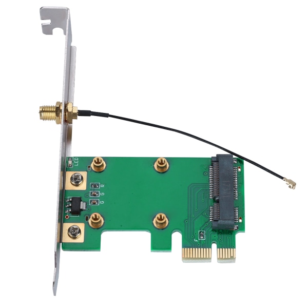 Mini PCI-E til PCI-E Riser Card Udvid eksternt adapter netværkskort