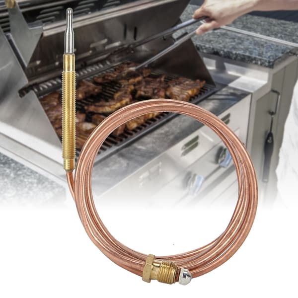 Gasspis Termoelement Kit Värmeskyddsutrustning Temperaturavkännande Sond med Mutter 1500mm