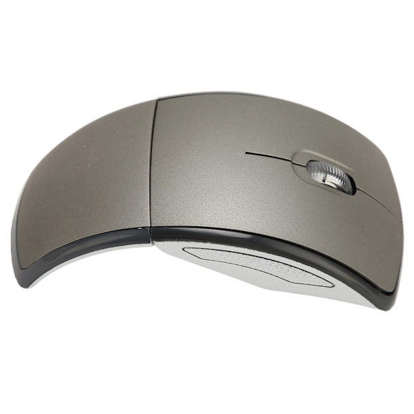 Vikbar trådlös mus Bärbar Kompakt 2.4G trådlös hopfällbar mus 1600 dpi Matt Office Gaming Mouse Grå