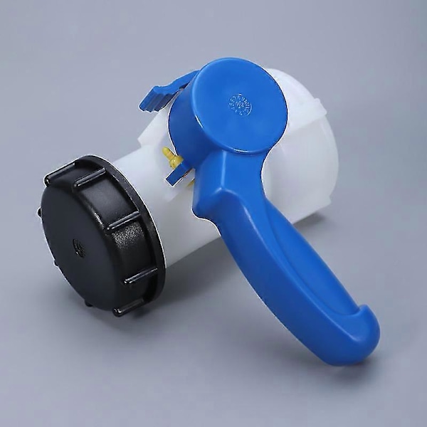PP Spjældventil med 62mm Møtrikadapter til 1000 Liters Tank