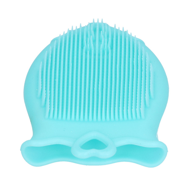 Baby Hårbotten Bush Mjuk Kropp Scurf Rengöring Borste Bad Massager Borste för SpädbarnGrön
