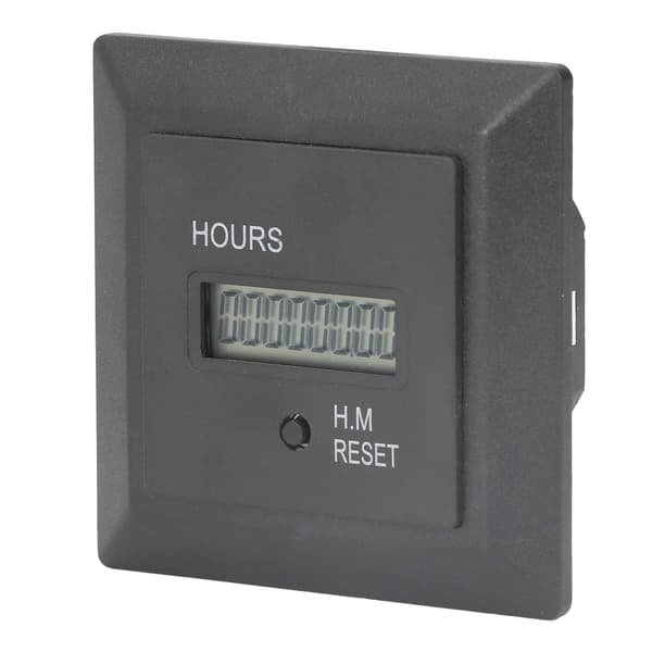 Timetæller Digital Display Timer Timetæller Måler 0‑999999H 59M til Industri 100‑240V AC