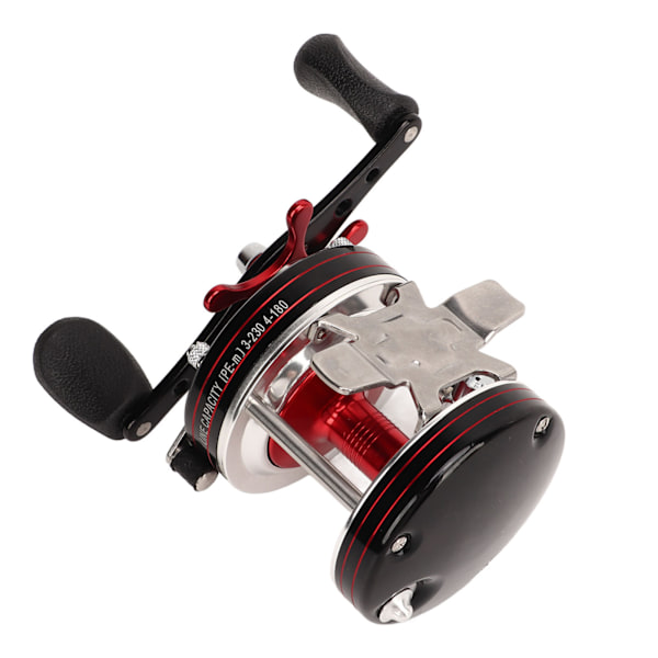 Baitcasting Fishing Reel Metal Baitcasting Reel All Metal Drum Transverse Lure Reel for River Lake Right Hand