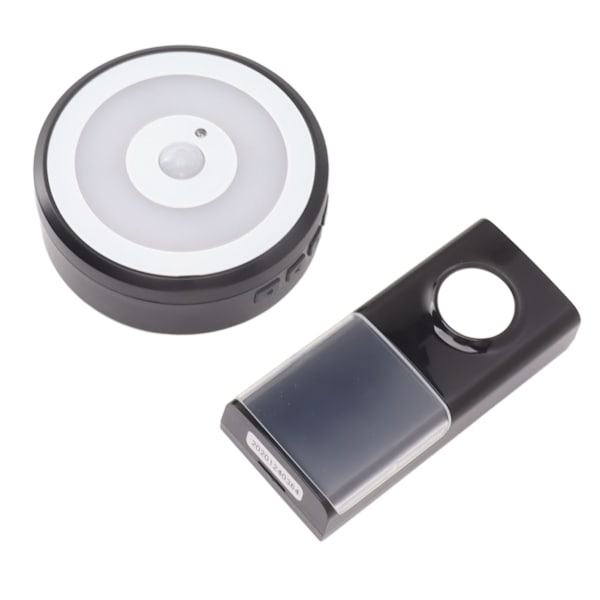 Intelligent dörrklocka Mänsklig kropps induktion USB-driven dörrklocka IP55 Vattentät 58 Ringsignaler Dörrklocka för familj hotell kontorsbyggnad Svart