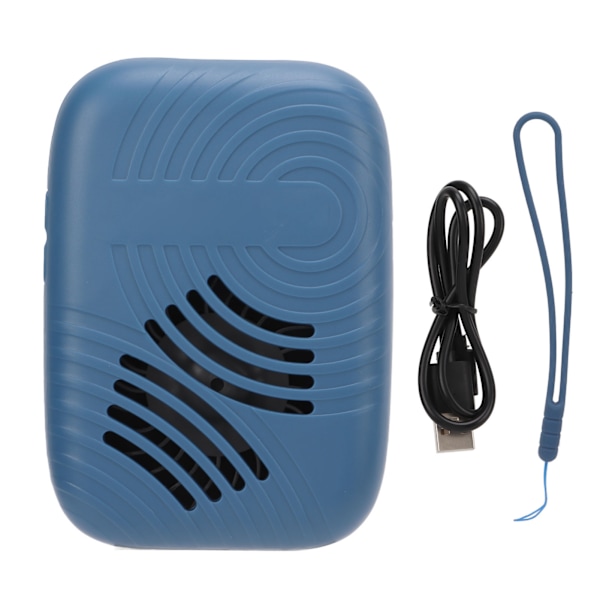 Malingtørrer Smart Timing 3 niveauer justering USB opladning akvareltørrer med 360 ° roterende klip til kunstmaleriBlå